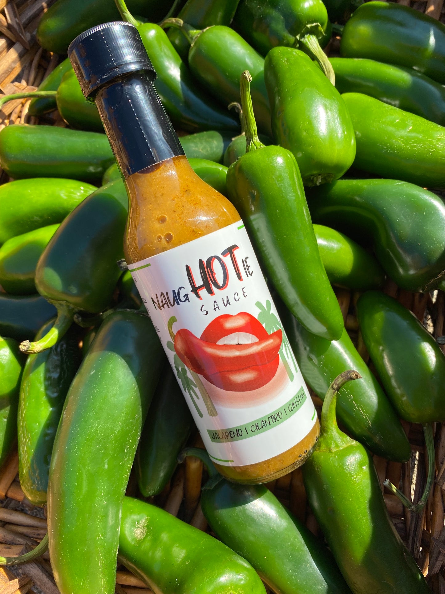 NaugHOTie Sauce - JALAPENO, CILANTRO, GINSENG