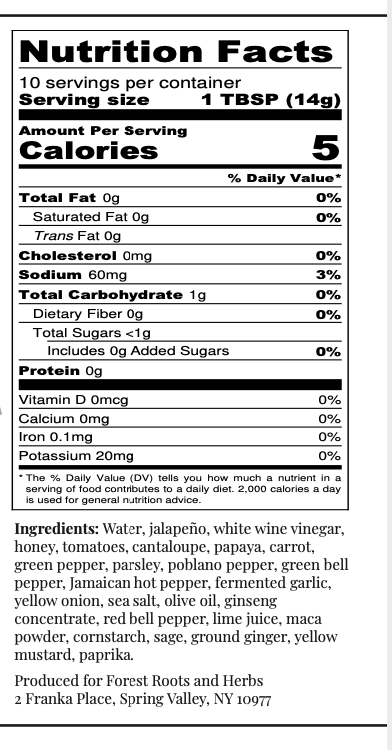 6 Pack NaugHOTie Sauce Jalapeno, Cilantro, Ginseng