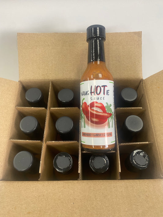 12 Pack Case NaugHOTie Sauce Habanero, Garlic, Ginseng